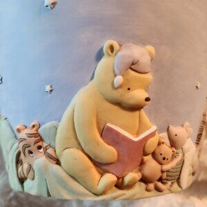 Disney Michel Classic Winnie the Pooh Bedtime Story Divided Bucket Pail